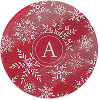 Personalized Round Cutting Boards by Carlson Craft (Personalized Snow)