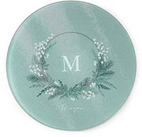 Personalized Round Cutting Boards by Carlson Craft (Holiday Monogram)