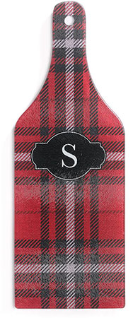 Personalized Paddle Cutting Boards by Carlson Craft (Family Plaid)