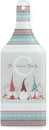 Personalized Paddle Cutting Boards by Carlson Craft (Gnome for Christmas)