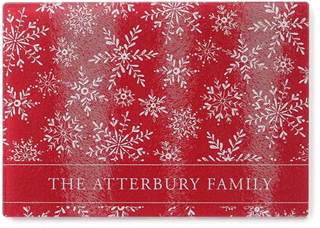 Personalized Rectangle Cutting Boards by Carlson Craft (Personalized Snow)