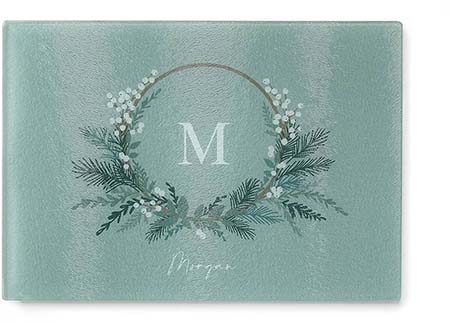 Personalized Rectangle Cutting Boards by Carlson Craft (Holiday Monogram)