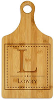 Prairie Engraved Paddle Cutting Boards by Embossed Graphics
