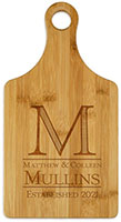 Established Engraved Paddle Cutting Boards by Embossed Graphics