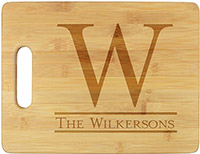 Newton Engraved Cutting Boards by Embossed Graphics
