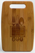 Make An Impression - Bamboo Etched Cutting Boards (Medium)