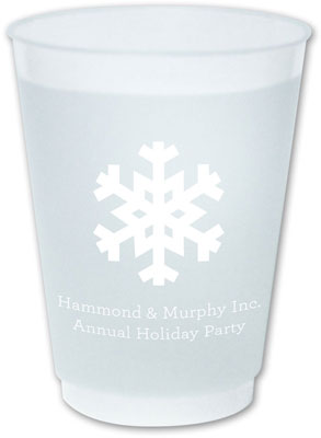 The Boatman Group - Reusable Flexible Cups (Solid Snowflake)
