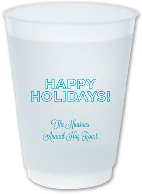 The Boatman Group - Reusable Flexible Cups (Holidays Outlined)