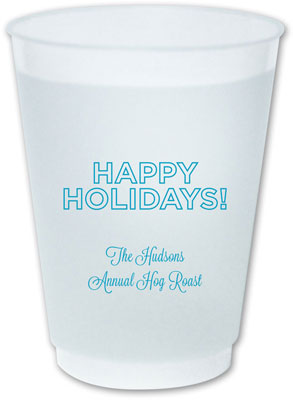 The Boatman Group - Reusable Flexible Cups (Holidays Outlined) The Boatman Group - Reusable Flexible Cups (Holidays Outlined)