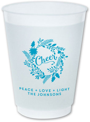 The Boatman Group - Reusable Flexible Cups (Cheer Wreath) The Boatman Group - Reusable Flexible Cups (Cheer Wreath)
