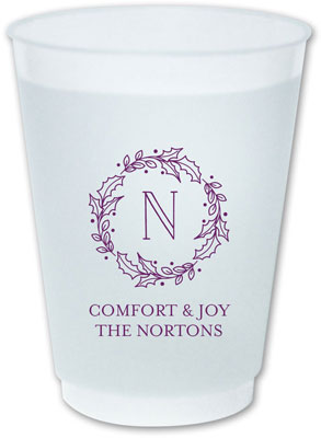 The Boatman Group - Reusable Flexible Cups (Initial Wreath) The Boatman Group - Reusable Flexible Cups (Initial Wreath)