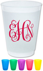 The Boatman Group - Reusable Flexible Cups (Script Monogram) The Boatman Group - Reusable Flexible Cups (Script Monogram)