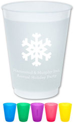 The Boatman Group - Reusable Flexible Cups (Solid Snowflake) The Boatman Group - Reusable Flexible Cups (Solid Snowflake)