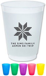The Boatman Group - Reusable Flexible Cups (Nordic Snowflake)