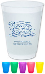 The Boatman Group - Reusable Flexible Cups (Peace On Earth Script)