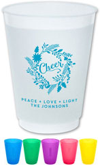 The Boatman Group - Reusable Flexible Cups (Cheer Wreath)