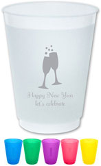 The Boatman Group - Reusable Flexible Cups (Champagne Toast)