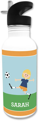 Personalized Water Bottles by Boatman Geller (Soccer Player)
