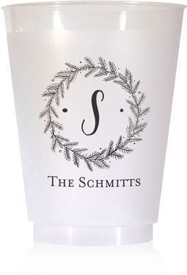 Holiday Resuable Cups by Chatsworth (Pine Wreath) Holiday Resuable Cups by Chatsworth (Pine Wreath)