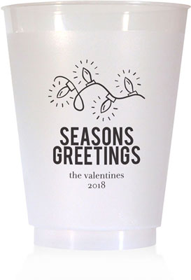 Holiday Resuable Cups by Chatsworth (Seasons Greetings) Holiday Resuable Cups by Chatsworth (Seasons Greetings)