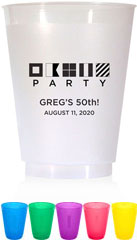 Resuable Cups by Boatman Geller (Nautical Flags Party)