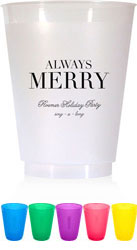 Holiday Resuable Cups by Chatsworth (Always Merry)