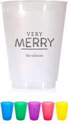Holiday Resuable Cups by Chatsworth (Very Merry)