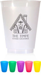 Holiday Resuable Cups by Boatman Geller (Gingerbread House)