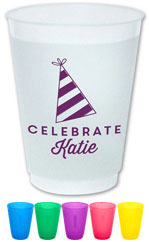 Resuable Cups by Dabney Lee (Party Hat)