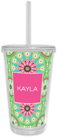 Chatsworth Debra Valencia - Beverage Tumblers with Straw (Boho Girls) Chatsworth Debra Valencia - Beverage Tumblers with Straw (Boho Girls)