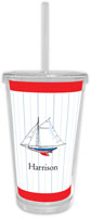 Chatsworth Robin Maguire - Beverage Tumblers with Straw (Sailboat)