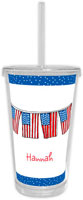Chatsworth Robin Maguire - Beverage Tumblers with Straw (Flags)