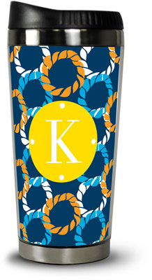 Dabney Lee Personalized Hot Tumblers - Nautical Knots