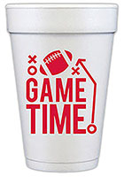 Game Time (Red) Foam Cups