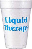Liquid Therapy (Neon Blue) Foam Cups