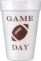 Game Day (Brown) Foam Cups