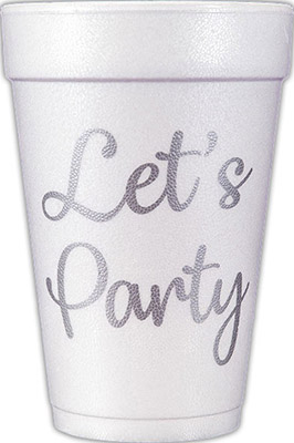 Let's Party (Silver) Foam Cups Let's Party (Silver) Foam Cups