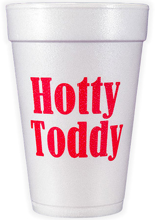 Hotty Toddy (Red) Foam Cups