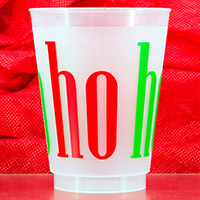Merry Christmas Gifts Holiday Frosted Shatterproof Cups Cups