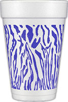 Tiger (Purple) Foam Cups