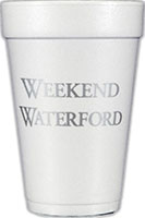 Weekend Waterford (Silver) Foam Cups