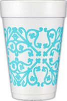 Pattern Designs (Tiffany) Foam Cups