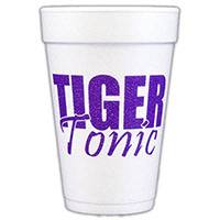 LSU Tiger Tonic Foam Cups