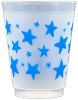 Stars (Blue) Resuable and Shatterproof Cups