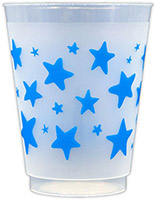 Stars (Blue) Reusable and Shatterproof Cups