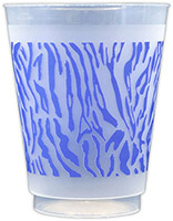 Tiger Stripes (Purple) Resuable and Shatterproof Cups