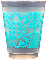 Pattern Design (Tiffany Blue) Resuable and Shatterproof Cups