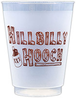Hillbilly Hooch (Brown) Reusable and Shatterproof Cups