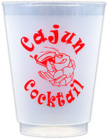 Cajun Cocktail (Red) Reusable and Shatterproof Cups