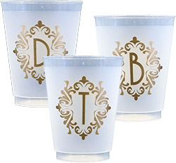 Bellevue Initial Shatterproof Cups